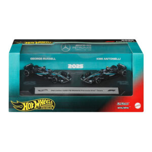 Hot Wheels Premium Formuła 1 (2-pak, gablotka) JMM94 - Mercedes-AMG Petronas F1 Team