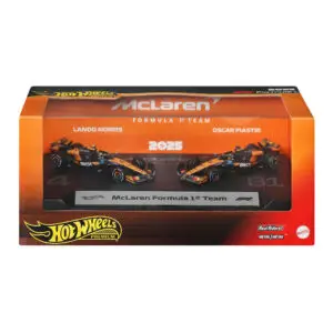 Hot Wheels Premium Formuła 1 (2-pak, gablotka) JMM91 - McLaren F1 Team