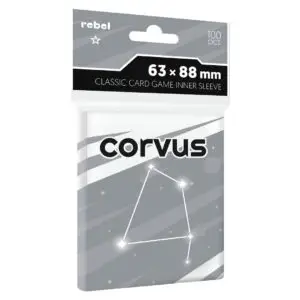 Koszulki na karty Rebel (63x88 mm) Corvus Inner Sleeve Light, 100 sztuk
