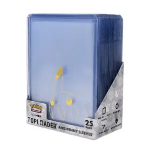 Ultra Pro: Pokémon - Toploader and Penny Sleeves - Pikachu, Display 25 szt.
