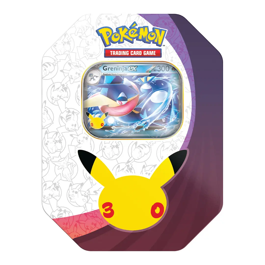 Pokémon TCG: 30th Celebration - Tin - Greninja ex