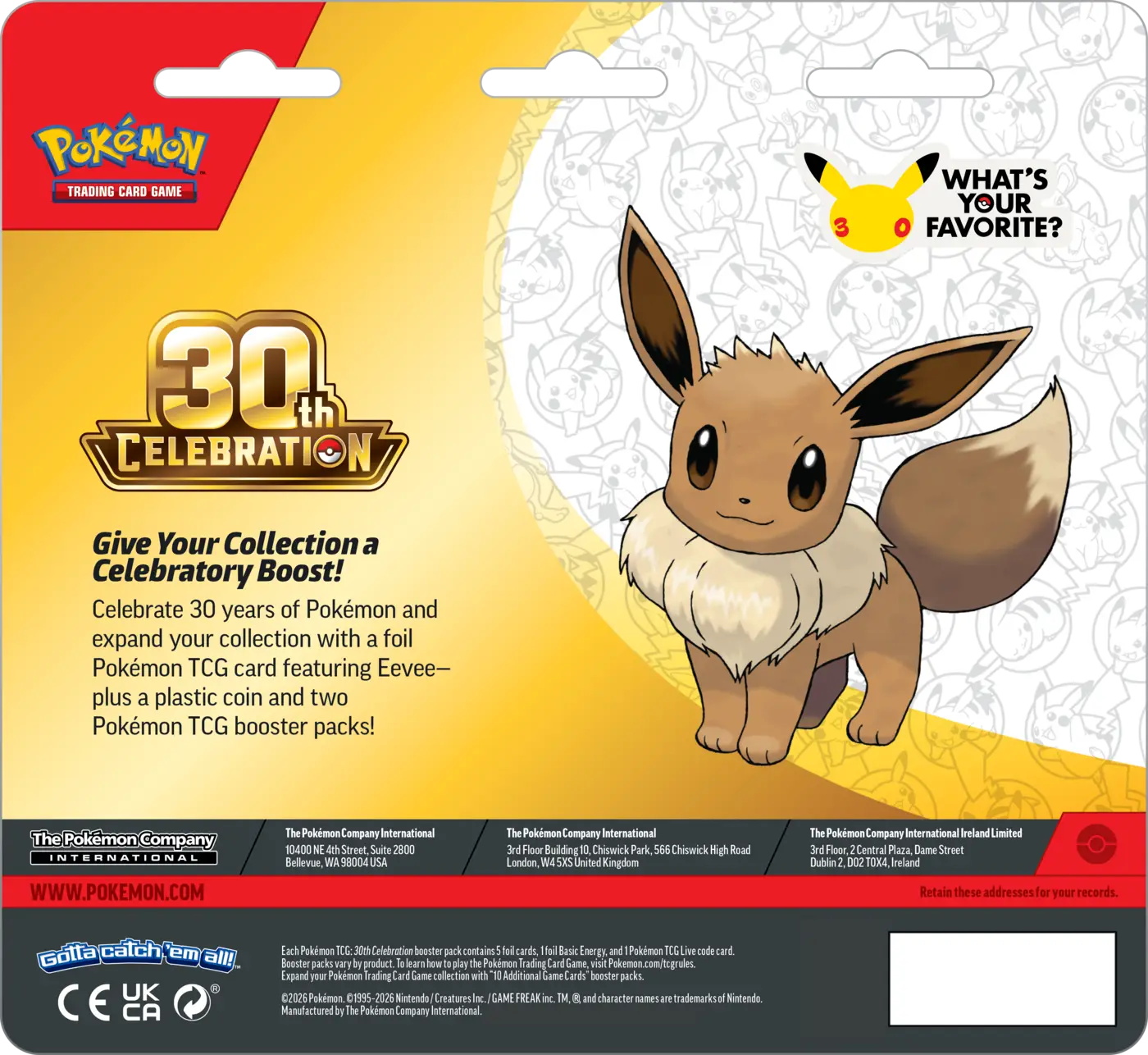 Pokémon TCG: 30th Celebration - 2-Pack Blister - obrazek 2