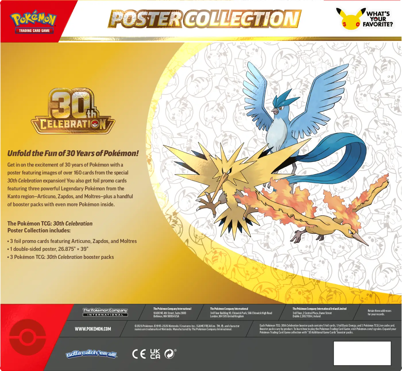 Pokémon TCG: 30th Celebration - Poster Collection - obrazek 3