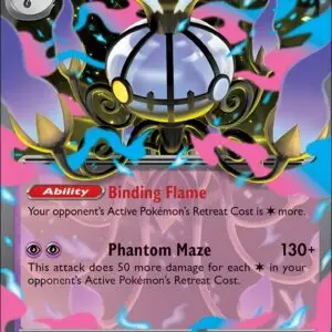 Karta Pokémon: Pitch Black - 038 - Mega Chandelure ex