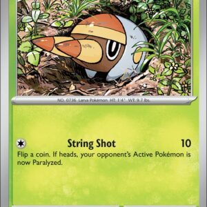 Karta Pokémon: Pitch Black - 002 - Grubbin (Reverse Holo)