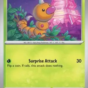 Karta Pokémon: Chaos Rising - 001 - Weedle (Reverse Holo)