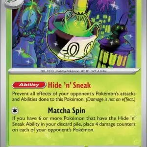 Karta Pokémon: Pitch Black - 006 - Sinistcha (Reverse Holo)
