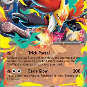 Karta Pokémon: Pitch Black - 008 - Mega Delphox ex