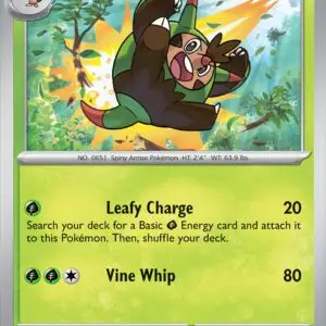 Karta Pokémon: Chaos Rising - 006 - Quilladin (Reverse Holo)