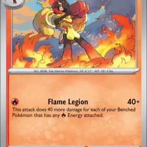 Karta Pokémon: Pitch Black - 012 - Armarouge (Reverse Holo)