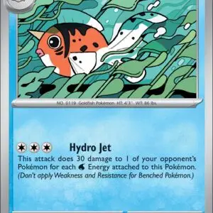 Karta Pokémon: Pitch Black - 014 - Seaking (Reverse Holo)