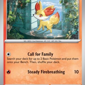 Karta Pokémon: Chaos Rising - 011 - Fennekin (Reverse Holo)