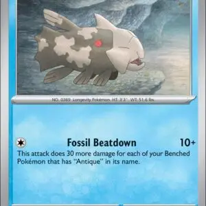 Karta Pokémon: Pitch Black - 017 - Relicanth (Reverse Holo)