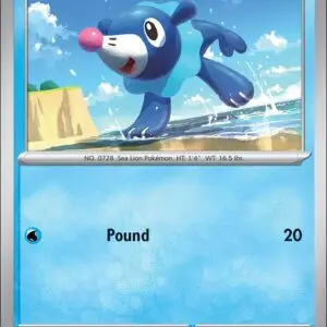 Karta Pokémon: Pitch Black - 018 - Popplio (Reverse Holo)
