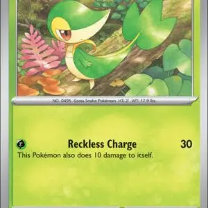 Karta Pokémon: Perfect Order - 004 - Snivy (Reverse Holo)