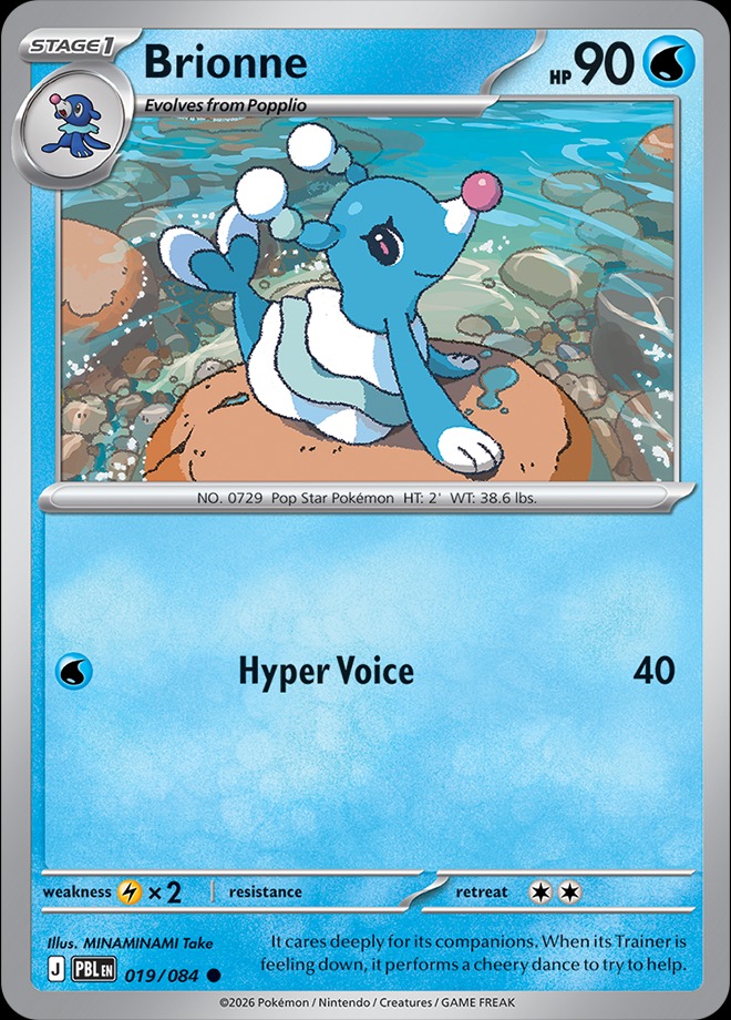 Karta Pokémon: Pitch Black - 019 - Brionne