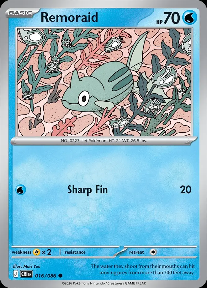 Karta Pokémon: Chaos Rising - 016 - Remoraid