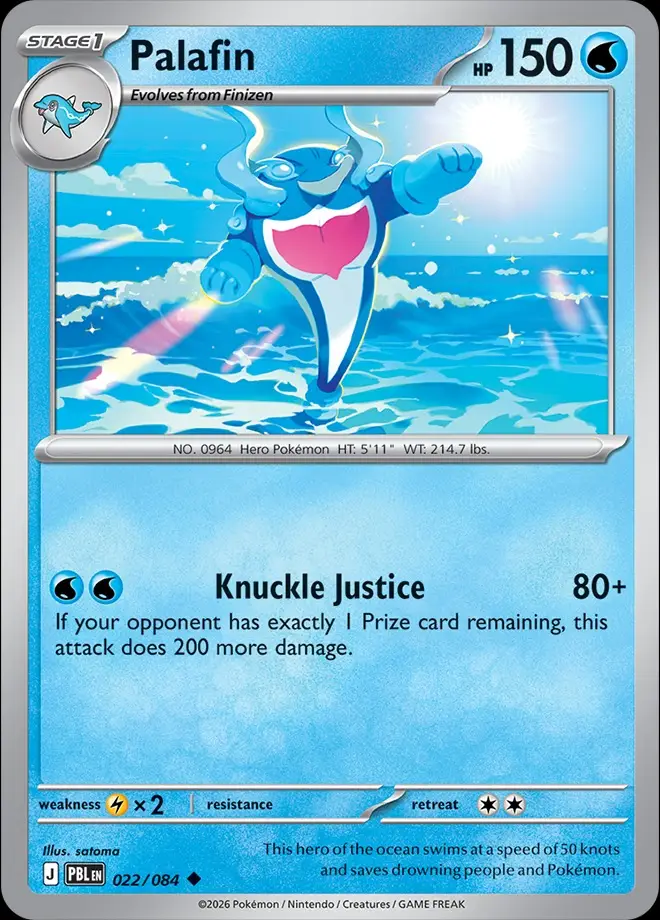 Karta Pokémon: Pitch Black - 022 - Palafin