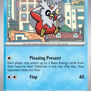 Karta Pokémon: Chaos Rising - 018 - Delibird (Reverse Holo)