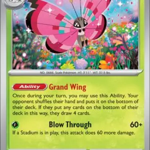 Karta Pokémon: Perfect Order - 009 - Vivillon (Reverse Holo)