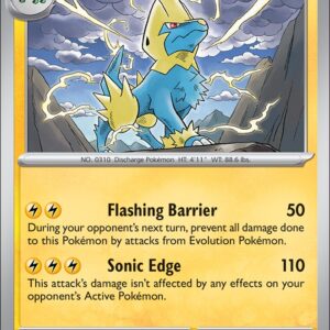 Karta Pokémon: Pitch Black - 024 - Manectric (Reverse Holo)