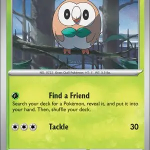 Karta Pokémon: Perfect Order - 010 - Rowlet (Reverse Holo)