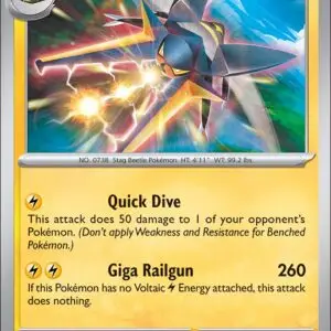 Karta Pokémon: Pitch Black - 026 - Vikavolt (Reverse Holo)