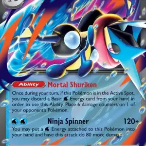 Karta Pokémon: Chaos Rising - 022 - Mega Greninja ex