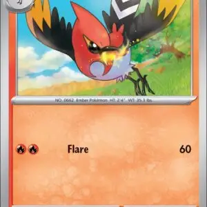 Karta Pokémon: Perfect Order - 013 - Fletchinder (Reverse Holo)