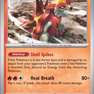 Karta Pokémon: Perfect Order - 017 - Turtonator (Reverse Holo)
