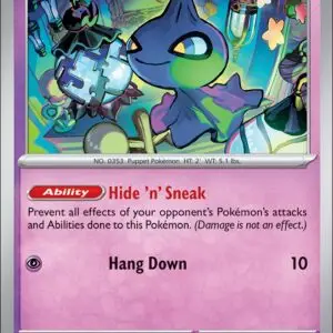Karta Pokémon: Pitch Black - 033 - Shuppet (Reverse Holo)