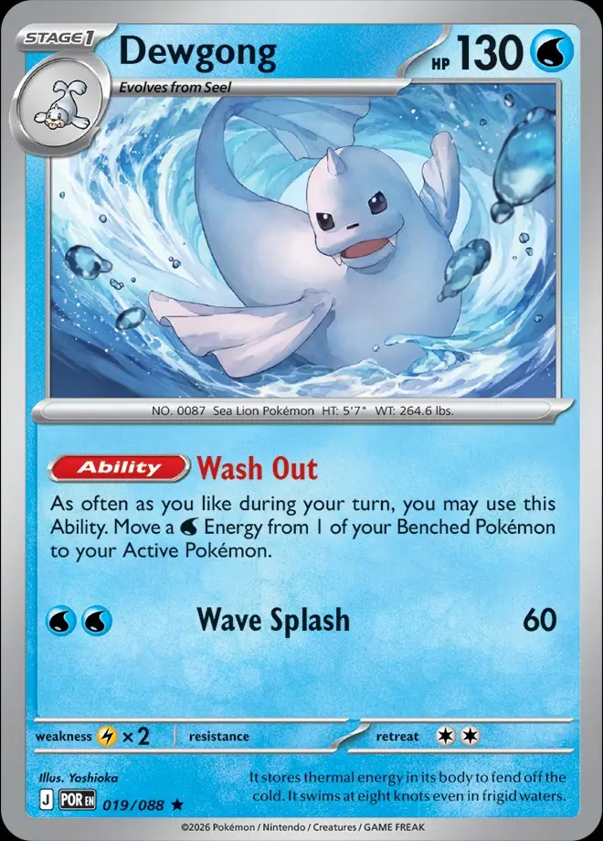 Karta Pokémon: Perfect Order - 019 - Dewgong
