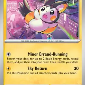 Karta Pokémon: Chaos Rising - 030 - Emolga (Reverse Holo)