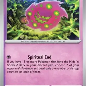 Karta Pokémon: Pitch Black - 035 - Spiritomb (Reverse Holo)