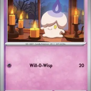 Karta Pokémon: Pitch Black - 036 - Litwick (Reverse Holo)