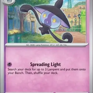 Karta Pokémon: Pitch Black - 037 - Lampent (Reverse Holo)