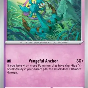 Karta Pokémon: Pitch Black - 039 - Dhelmise (Reverse Holo)