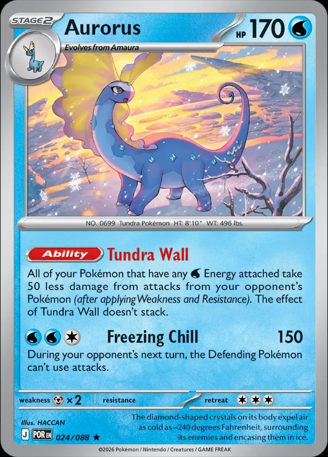 Karta Pokémon: Perfect Order - 024 - Aurorus