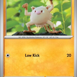 Karta Pokémon: Pitch Black - 042 - Mankey (Reverse Holo)