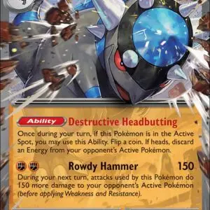 Karta Pokémon: Pitch Black - 045 - Rampardos ex