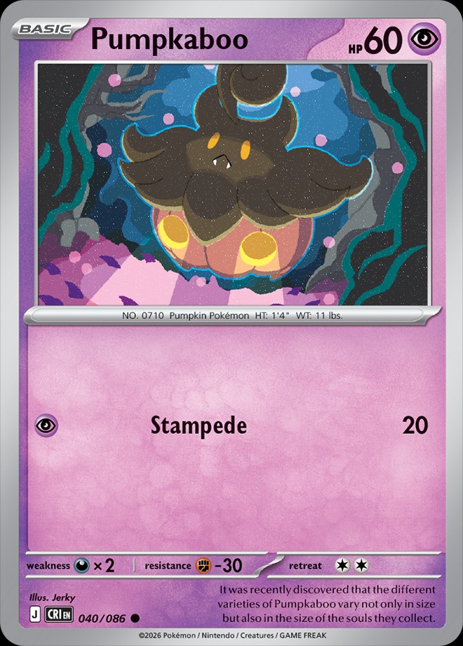 Karta Pokémon: Chaos Rising - 040 - Pumpkaboo