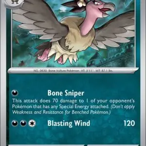 Karta Pokémon: Pitch Black - 050 - Mandibuzz (Reverse Holo)