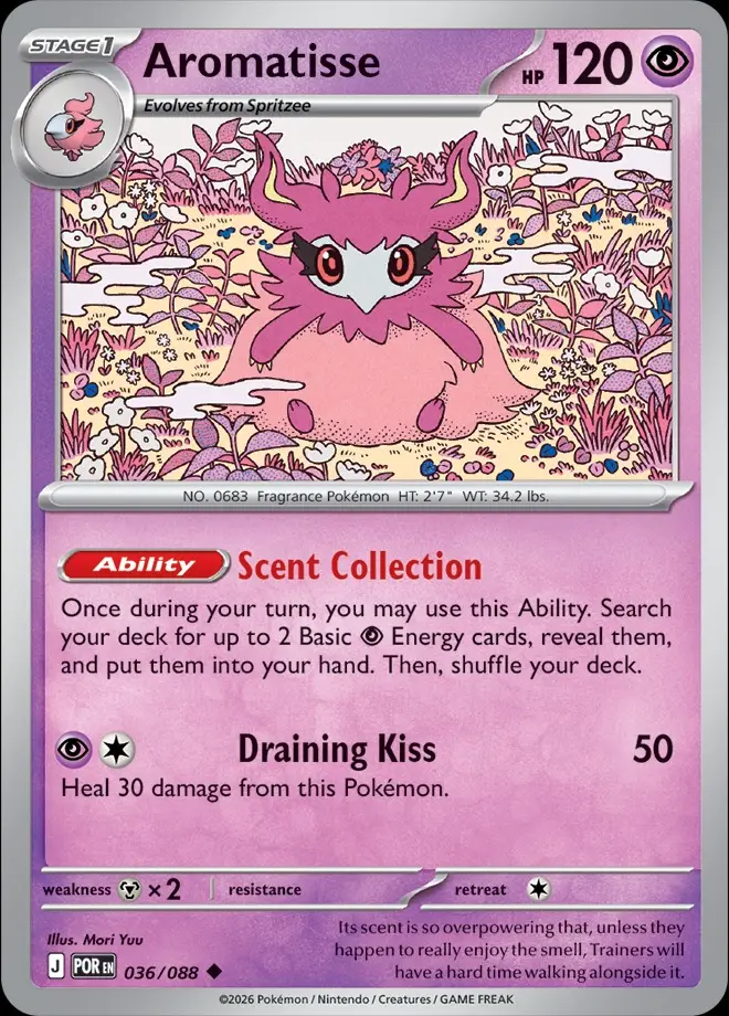 Karta Pokémon: Perfect Order - 036 - Aromatisse