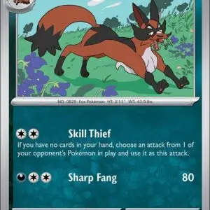 Karta Pokémon: Pitch Black - 054 - Thievul (Reverse Holo)