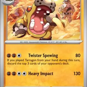 Karta Pokémon: Perfect Order - 040 - Hippowdon (Reverse Holo)