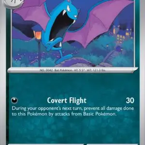 Karta Pokémon: Chaos Rising - 050 - Golbat (Reverse Holo)