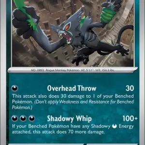 Karta Pokémon: Pitch Black - 056 - Zarude (Reverse Holo)