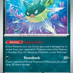 Karta Pokémon: Chaos Rising - 052 - Qwilfish (Reverse Holo)