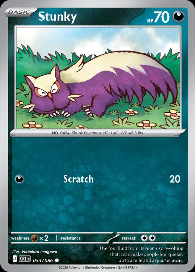 Karta Pokémon: Chaos Rising - 053 - Stunky