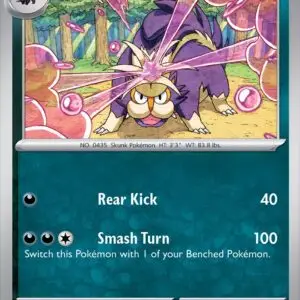 Karta Pokémon: Chaos Rising - 054 - Skuntank (Reverse Holo)